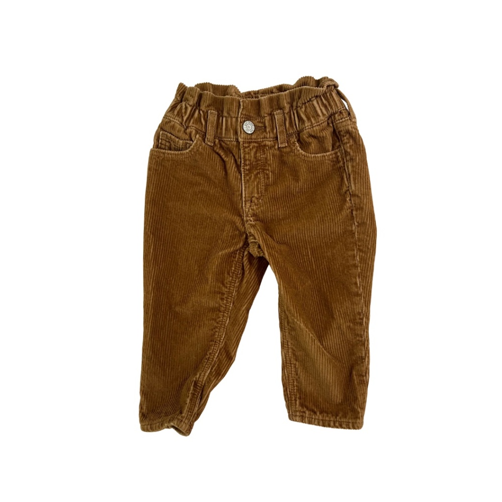 Girls Corduroy Paperbag Pants